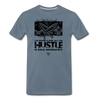 Men&#39;s Hustle Sold Separately Premium T-Shirt - steel blue