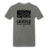 Men&#39;s Hustle Sold Separately Premium T-Shirt - asphalt gray