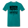 Men&#39;s Hustle Sold Separately Premium T-Shirt - teal